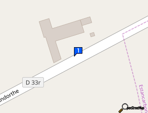 Carte Landorthe Auto Pneus