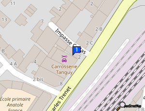 Carte Sarl Exploition Cazanave Tanguy Gisber