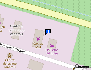 Carte Centre De Lavage Canetois