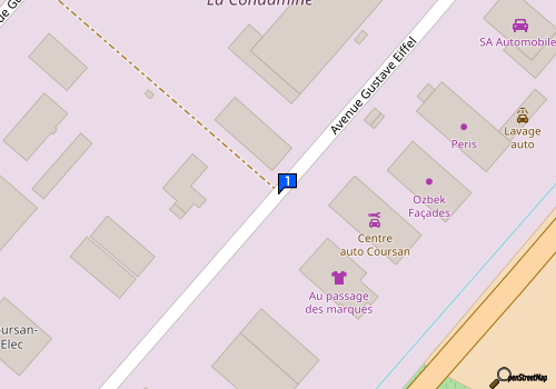 Carte Centre Auto Coursan Ii