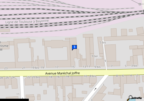Carte Carrosserie Larcade Maurice