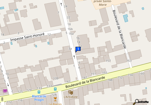 Carte Garage Chastan