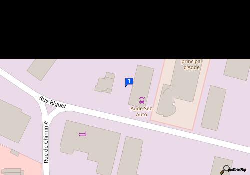 Carte Agde Seb Auto