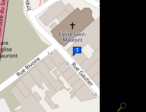 Carte Saint Mauront Maxi Services Auto