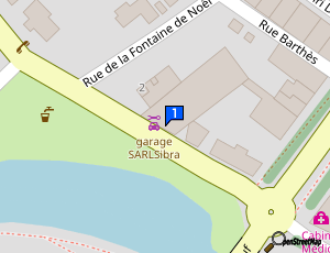 Carte Etablissements Sibra