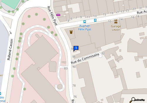 Carte Garage Saint Mauront