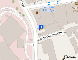 Carte Garage Saint Mauront