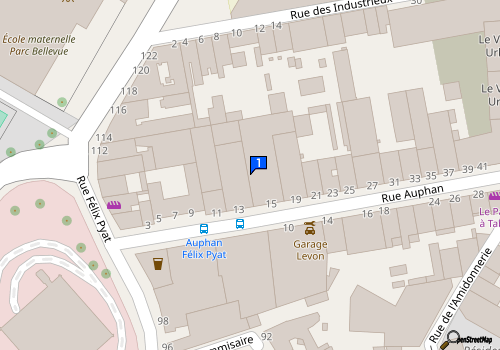 Carte Garage Toursky