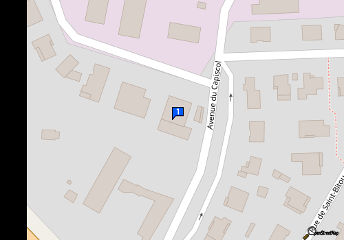 Carte Sadra Sud