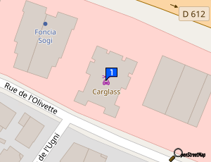 Carte Carglass S A S