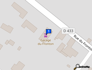 Carte Garage Du Fronton