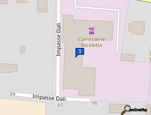 Carte Sarl Garage Nicoletta