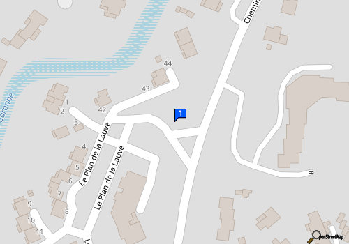 Carte L Elephant Bleu