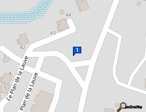 Carte L Elephant Bleu