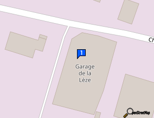 Carte Sarl Garage De La Leze