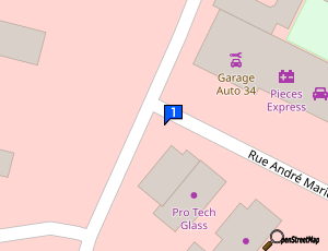 Carte Garage Auto 34