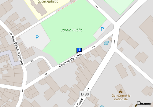 Carte Centre Auto Roujanais