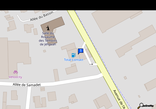 Carte Station Total