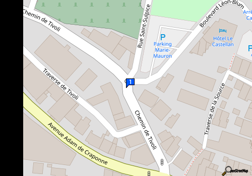 Carte Garage Saint Christophe