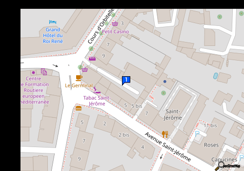 Carte Sarl Carrosserie Du Roi Rene