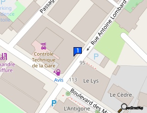 Carte Garage Lombard