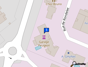 Carte Garage Alphonse Perez