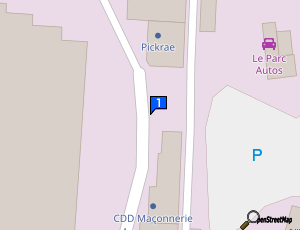 Carte Daumur Automobiles