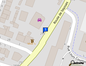 Carte Sarl Garage Faugeres