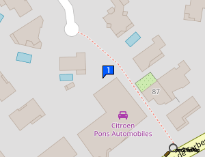 Carte Pons Automobiles