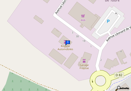 Carte Rogalle Automobiles