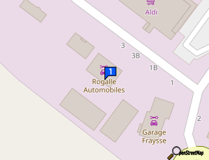 Carte Rogalle Automobiles