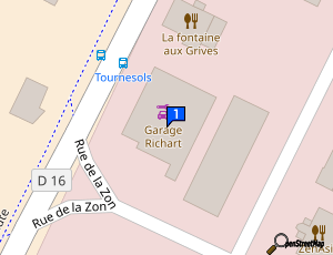 Carte Garage Richart