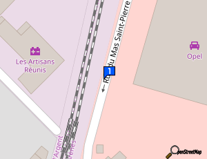 Carte Artisans Reunis 34