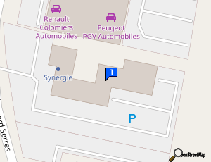 Carte Colomiers Automobiles