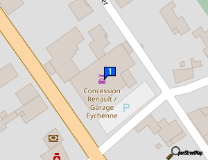 Carte Sarl Garage Eychenne