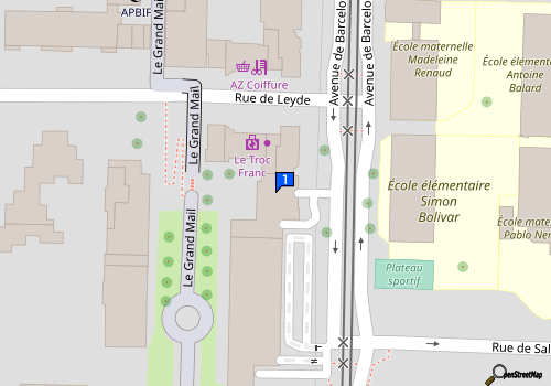 Carte Appartement 41 St Guillaume