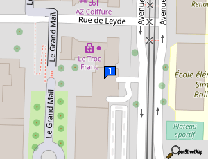 Carte Appartement 41 St Guillaume