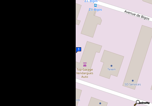 Carte Vendargues Auto