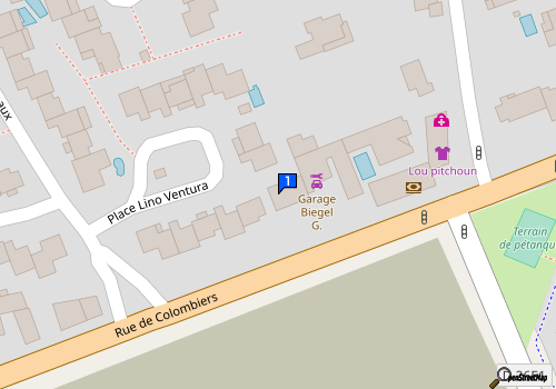 Carte Garage Georges Biegel