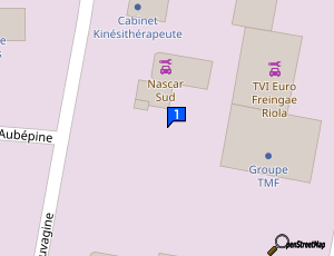 Carte Nas Car Sud