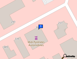 Carte Midi Pyrenees Autos