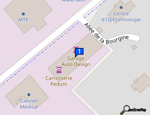 Carte Sarl Carrosserie Pedutti