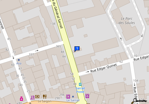Carte Garage Sam