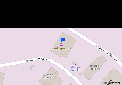 Carte Eurl Lunel Depannage