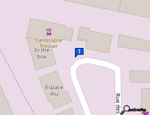 Carte Sarl Carrosserie Teyssier