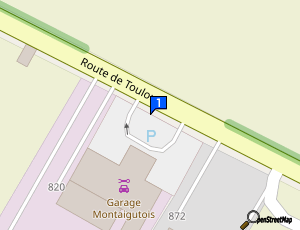 Carte Garage Montaigutois