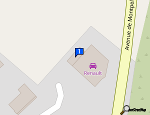 Carte Action Auto 34