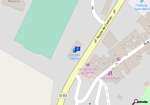 Carte Garage Auto Moto De Lautrec