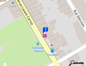 Carte Garage Teulade