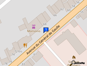 Carte Sarl Carrosserie Rayssiguier David